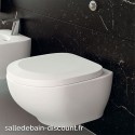 TEUCO- Toilette suspendue blanc brillant OUTLINE avec frein de chute 53x39x33cm-X35F