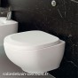 TEUCO- Toilette suspendu blanc mat avec frein de chutte 53x39x33cm-X35UF