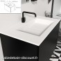 COSMIC-Meuble lavabo 100x50x52cm-vasque moulée en "bathstone" avec siphon-719060633