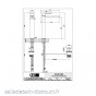 GESSI RIFLESSI 34904-Mitigeur lavabo avec vidage 1 1/4", flexibles de raccordement 3/8".